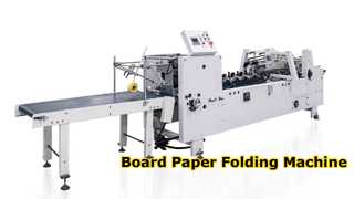 Kartonpapier vouwmachine