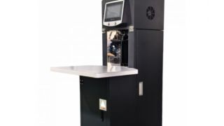 Papiertelmachine.