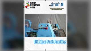 Automatische toegangsponsmachine is ontworpen voor notebooks, agenda's, bindboeken, folders, opvouwbare si