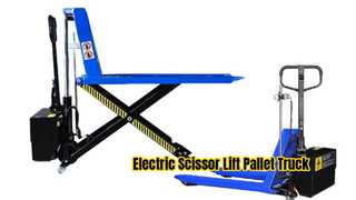 elektrische pallettruck met schaarhef