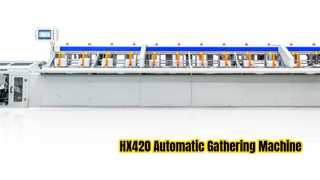 HX420 Automatische verzamelmachine Volautomatische handtekeningverzameling Modulair 3–21 stations