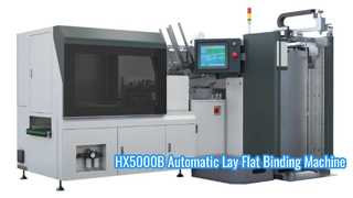 HX5000B Automatische platliggende inbindmachine