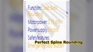 HX700CBR Dozenafrondmachine Perfect Bind