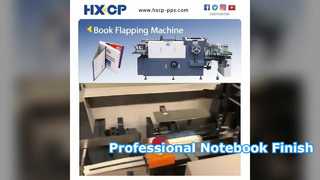HX320 Boekklapmachine Verbetert de professionele notebook-esthetiek voor dagboekboeken