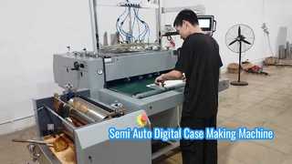Semi-automatische digitale kistenvervaardigingsmachine voor de productie van kisten op korte termijn