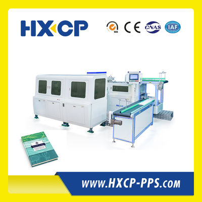 HX360 Notebook Softcover Hardcover Case PLC Core Components In Machine Joint Forming New Condition Flat Post-Press Equipment voor de productie van boekbinding