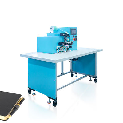 HX20EPLHardcover Elastische band in te voegen machine Notebook Penloop Montage Semi Auto Notebook Elastische touw in te voegen