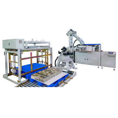 HXMN60 Robotiseerbaar Palletiseersysteem Hardcover Boek Automatisch Stapelen Pallet Laden Arbeid Efficiënt