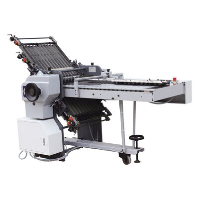 Mobiele Tweede Vouweenheid 4 6 Gesp Platen Rechte Hoek Kruisvouw Complexe Rol Acordeon Vouwer