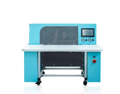 HX18B Semi-Auto Notebook Elastic Band Fixing Machine Semi-Automatic Notebook Elastic Band Fixing Machine ontworpen voor gebruik