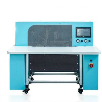 HX18B Semi-Auto Notebook Elastic Band Fixing Machine met gebruiksvriendelijke bedieningselementen en verstelbare instellingen voor het vastmaken van notebooks