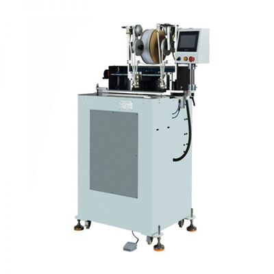 Semi-automatische boekblokkop- en staartbandbevestigingsmachine is een flexibele machine voor de toepassing van hoofd- en staartbanden op ronde en platte rugboekblokken.
