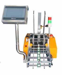 Aanvullende machine automatische invoerder voor het scheiden en transporteren van boekblokken, notitieboekjes, brochures en diverse vellen vouwen
