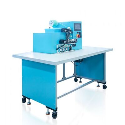 HX20EPL semi-automatische machine voor het aanbrengen van elastische penlussen, ontworpen voor het aanbrengen van elastische lussen op agenda's voor notebooks en dagboeken