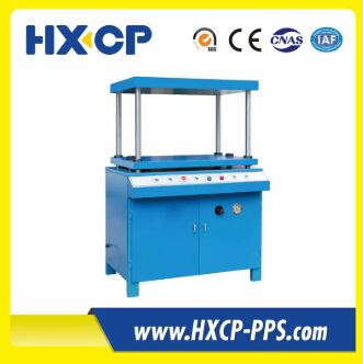 HXSXP750 hydraulische dubbele cilinderpers met twee persmachines voor hardcover boekblokken en perfect gebonden boektoepassingen