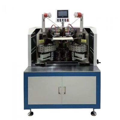 Hardcover Case Making-systeem ontworpen voor het bevestigen van lint met twee stations met verstelbare certificaten en bandbreedte