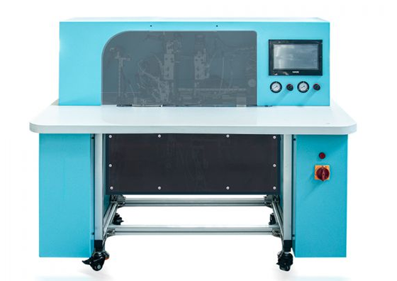 HX18B Semi-automatische elastische bandbevestigingsmachine voor notebookomslagen en agenda's
