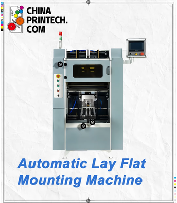 Automatische Lay Flat Mounting Machine voor fotoboeken, kinderbordboeken, maakt fotoboeken kookboeken postzegel albums, automatisch voeden van papierbord gevouwen handtekeningen