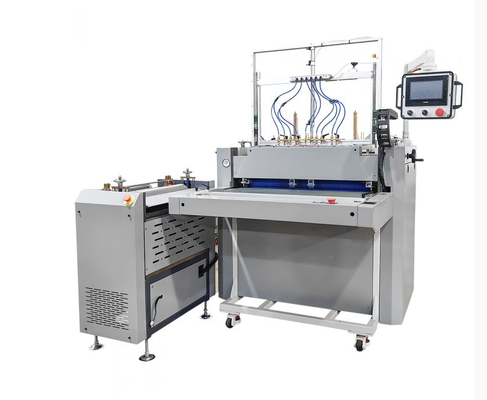 HXSCM Semi Auto Hardcover Case Making Machine stelt één operator in staat om hardcover cases ring binders fotoalbums en menu covers te produceren