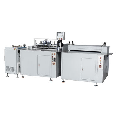 Dual stations case making machine voor hardcover boeken arch file folders karton positionering lijn
