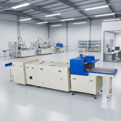HX480P Cover Feeder Stitcher Trimmer Driezijdig snijden 2800 cycli per uur
