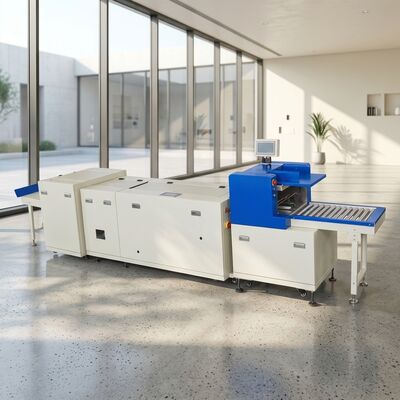 HX480P Verpakkings- en naadtrimmingsmachine Driezijdige snijmachine 4000 boeken/uur