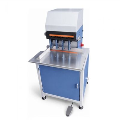 HXPD280 Vierkopper papierboremachine met verstelbare verticale slagkracht en hoofdposities voor nauwkeurig papierboren