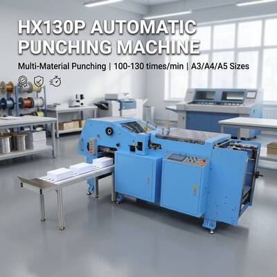 HX130P Automatische perforatiemachine voor papier, karton, PP-plaat, perforatie en slijpbewerking